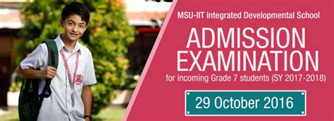 msu iit ids entrance exam reviewer|Integrated Developmental School .